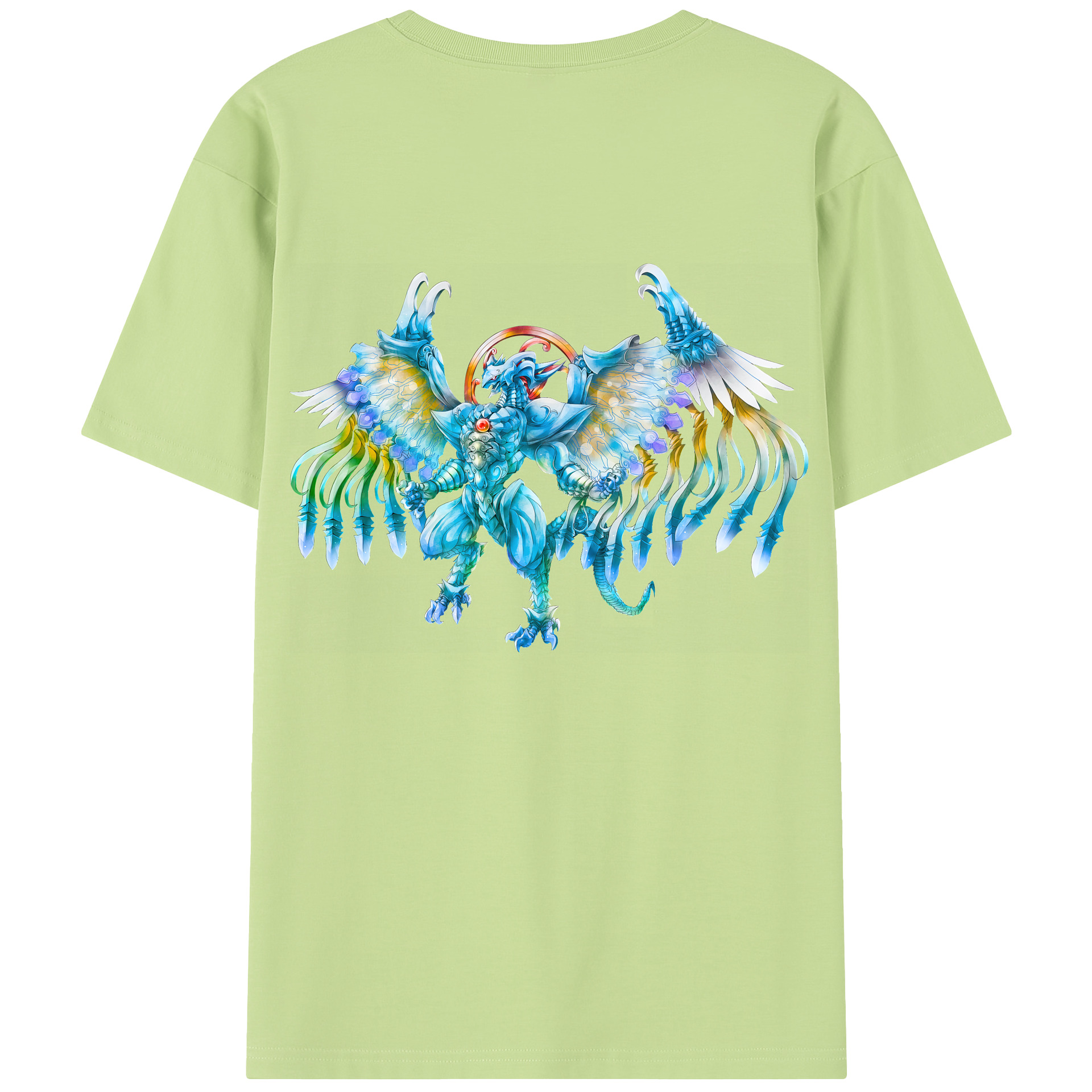 （画像用） 遊☆戯☆王 Yu-Gi-Oh! 綿100％半袖Tシャツ（背面プリント）